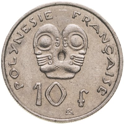 купить Французская Полинезия 10 франков (francs) 2008