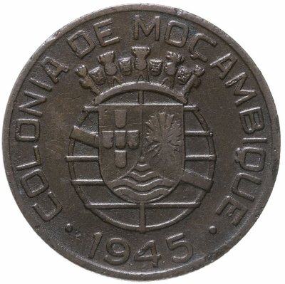 купить Мозамбик 1 эскудо (escudo) 1945