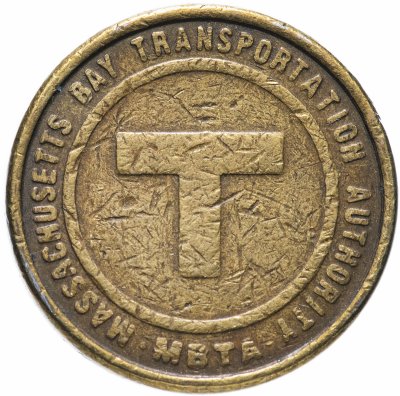 купить США, транспортный жетон MBTA Массачусетс