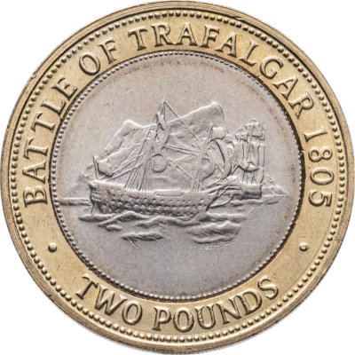 купить Гибралтар 2 фунта (pounds) 2007
