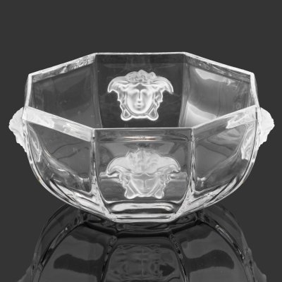купить Фруктовница (ваза) "Versace Medusa Lumière", хрусталь, травление, Rosenthal (Розенталь), Германия, 1990-2000 гг.
