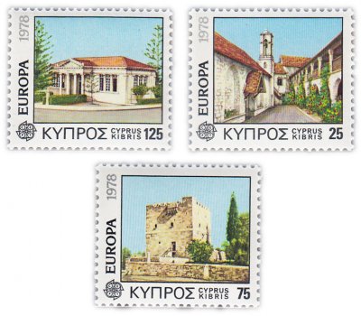купить Кипр набор из 3-х марок 1978