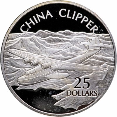 купить Соломоновы Острова 25 долларов (dollars) 2003 Самолёты - Мартин M-130 «Чайна клиппер» (China Clipper)