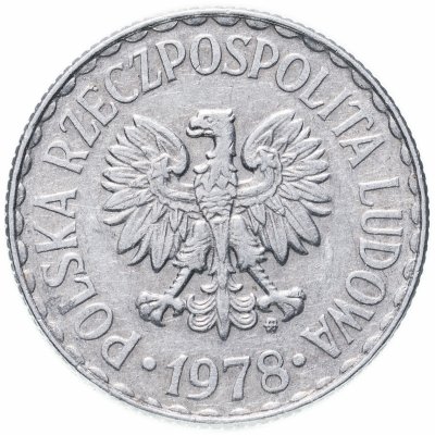 купить Польша 1 злотый (zloty) 1978