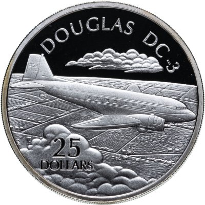 купить Соломоновы Острова 25 долларов (dollars) 2003 Самолёты - Дуглас DC-3 (Douglas DC-3)