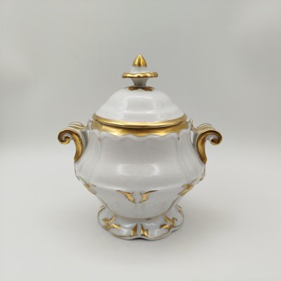 купить Сахарница (бонбоньерка), фарфор, золочение, Западная Европа, 1930-1960 гг.