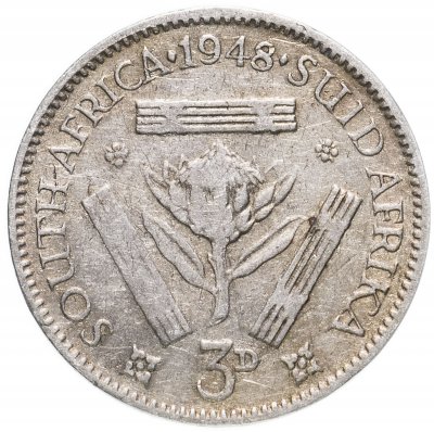 купить ЮАР 3 пенса (pence) 1948