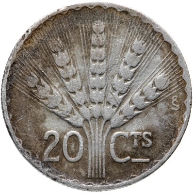 купить Уругвай 20 сентесимо (centesimos) 1942