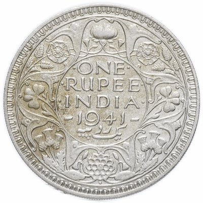 купить Индия (Британская) 1 рупия (rupee) 1941