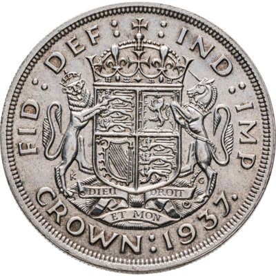 купить Великобритания 1 крона (crown) 1937 "Коронация Короля Георга VI"