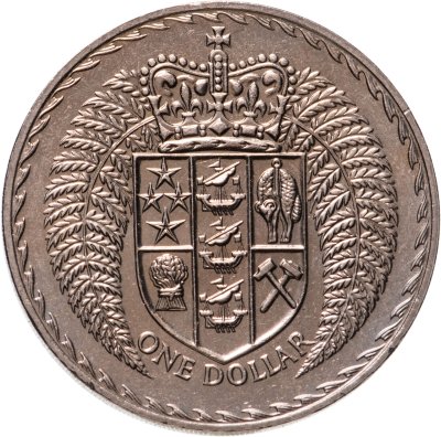 купить Новая Зеландия 1 доллар (dollar) 1975