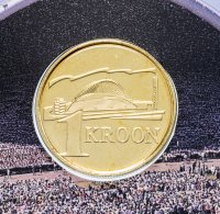 купить Эстония 1 крона 1999 (в официальном буклете) "Фестиваль песни"