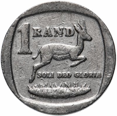 купить ЮАР 1 ранд (рэнд, rand) 1990-1995, случайная дата