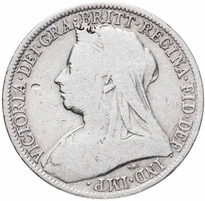 купить Великобритания 2 шиллинга (флорин, shillings) 1894