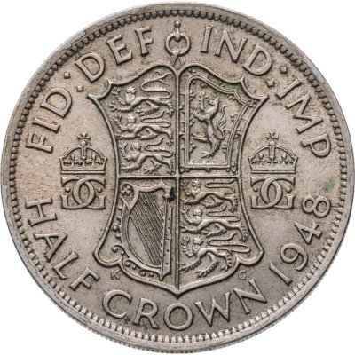 купить Великобритания 1/2 кроны (crown) 1948