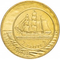 купить Польша 2 злотых 2005 "История злотого 1936 года (1936 roku (Żaglowiec))"