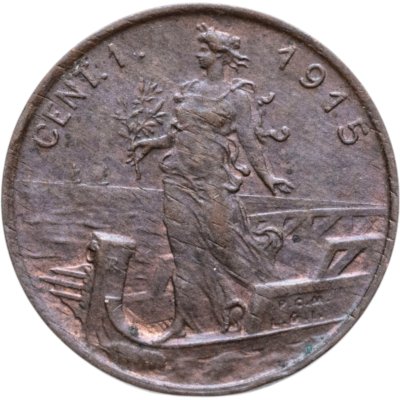 купить Италия 1 чентезимо (centesimo) 1915