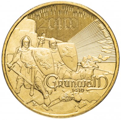 купить Польша 2 злотых 2010 "Грюнвальдская битва (Grunwald) (Kluszyn)"