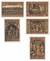 Купить Германия (Тюрингия: Вартбург) набор из 5 нотгельдов 1921