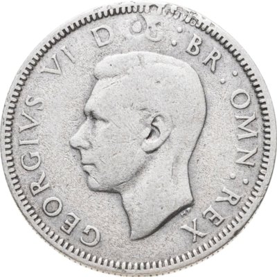 купить Великобритания 1 шиллинг (shilling) 1940 "Шотландский шиллинг - лев, сидящий на короне"