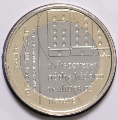 купить Великобритания 2 фунта (pounds) 2023 "Серия Инновации в науке: Ада Лавлэйс" в буклете