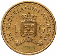 Купить Нидерландские Антильские острова 1 гульден (gulden) 1989-2013