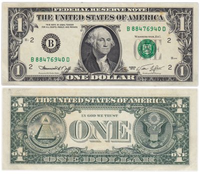 купить США 1 доллар 1974 года (Pick 455) B-Нью Йорк