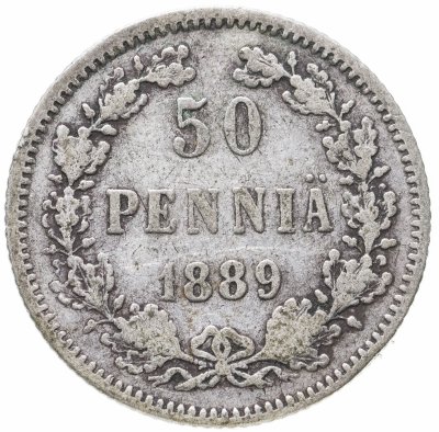 купить 50 пенни 1889 L, для Финляндии
