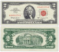 купить США 2 доллара 1963 (Pick 382a)