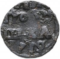 Купить полушка 1719 без обозначения монетного двора, год цифрами