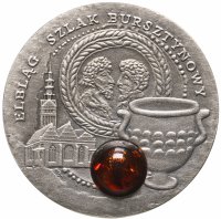 купить Ниуэ 1 доллар 2009 "Янтарный путь - Эльблонг" в футляре с сертификатом