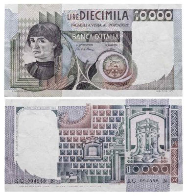 купить Италия 10000 лир 1976 (1984)