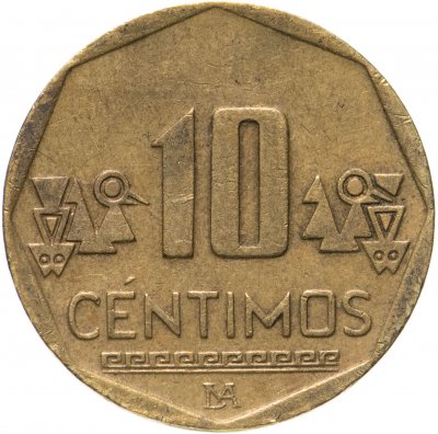 купить Перу 10 сентимо (centimos) 1991-2019, случайная дата