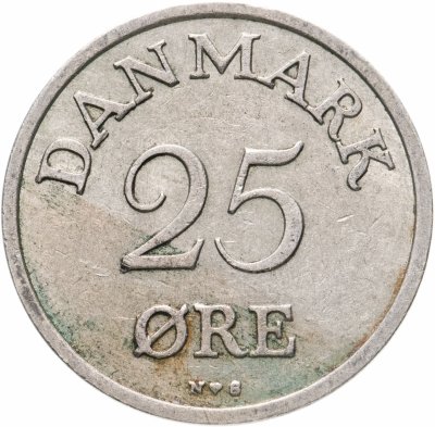 купить Дания 25 эре (ore) 1949-1956
