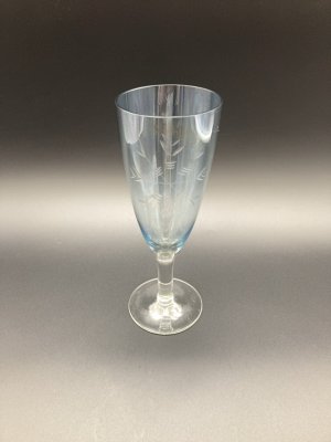 купить Бокал с изображением снежинки, стекло, люстр, резьба, СССР, 1970-1990 гг.