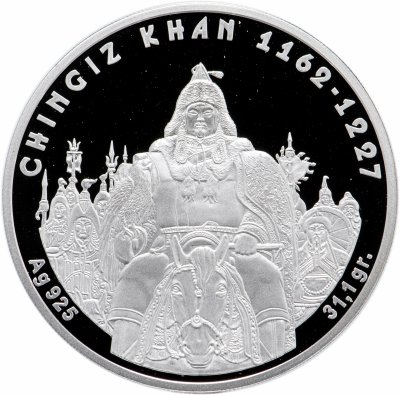 купить Казахстан 100 тенге 2008 «Великие полководцы-Чингиз-хан»