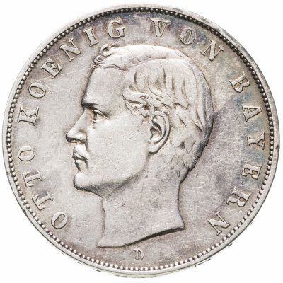 купить Германская Империя, Бавария 3 марки (mark) 1909 D