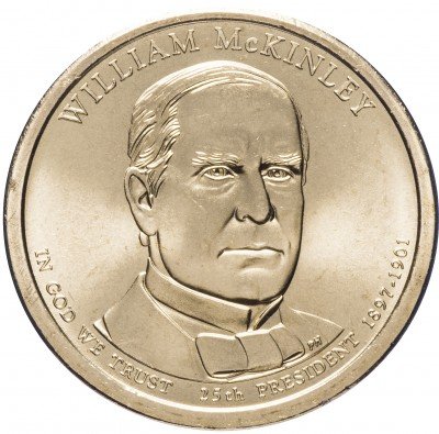 купить США 1 доллар 2013 P "25-й президент США - Уильям Мак-Кинли"