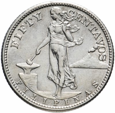 купить США (Филиппины) 50 сентаво 1944