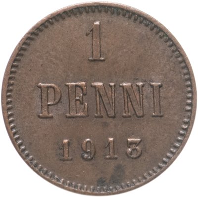 купить 1 пенни (penni) 1913