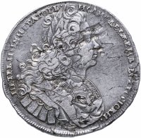 Купить 1 рубль 1727 Петр II, московский тип
