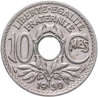 купить Франция 10 сантимов 1930