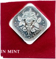 Купить Багамы 15 центов (cents) 1980
