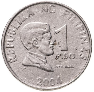 купить Филиппины 1 песо (piso) 2004