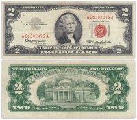 купить США 2 доллара 1963 (Pick 382a)