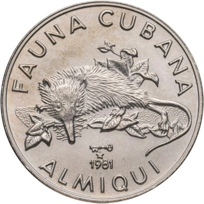 купить Куба 1 песо (peso) 1981 "Кубинский щелезуб"