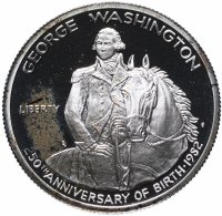 купить США 1/2 доллара (50 центов, half dollar) 1982 S Proof "250 лет со дня рождения Джорджа Вашингтона"