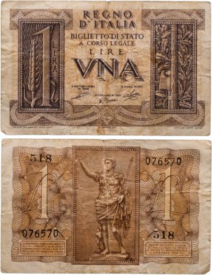 купить Италия 1 лира 1939