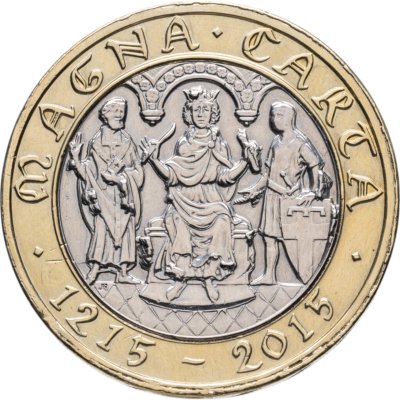 купить Великобритания 2 фунта (pounds) 2015 "800 лет Великой хартии вольностей"