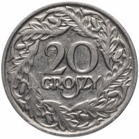 Купить Польша 20 грошей (groszy) 1923